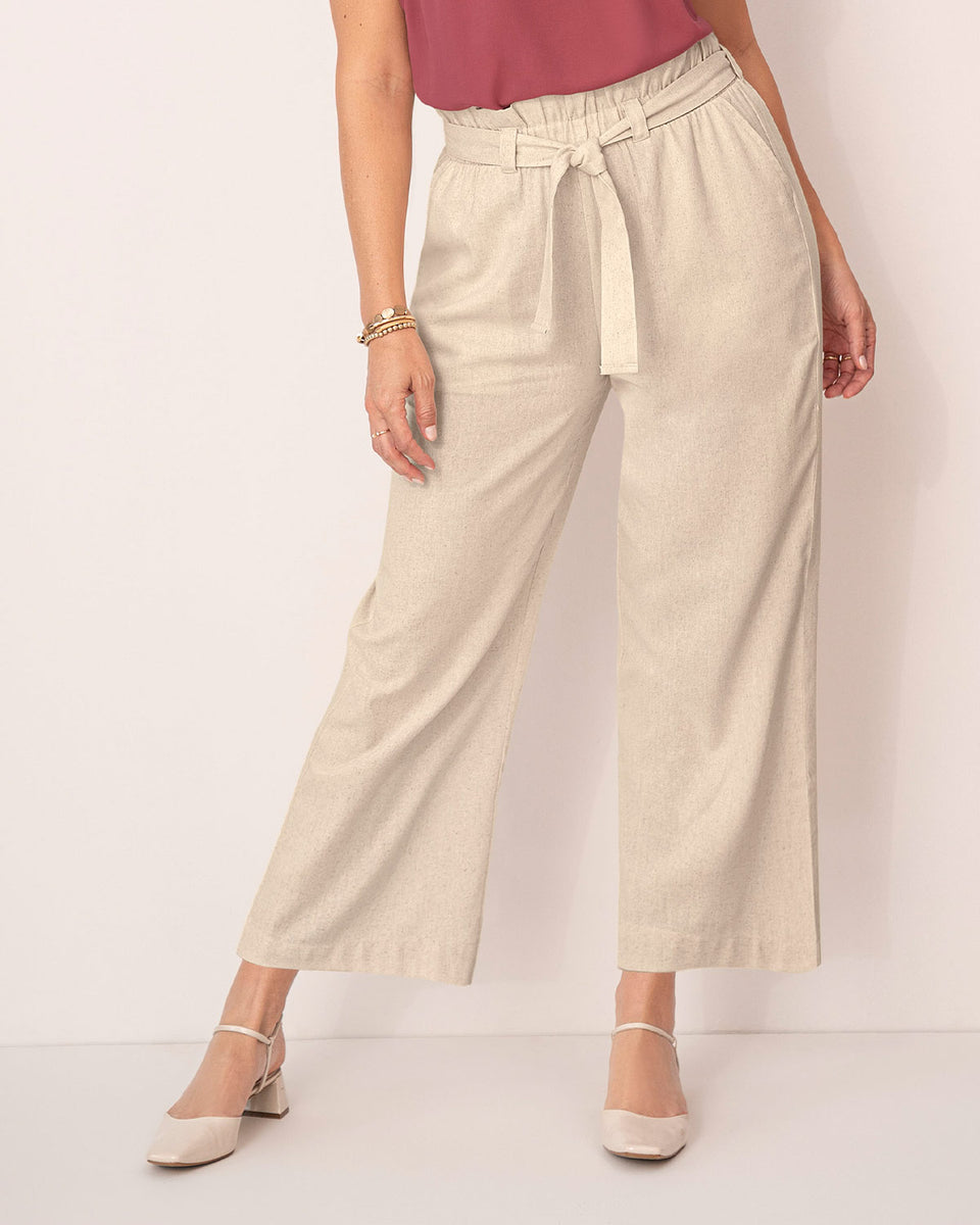 Pantalón paperbag