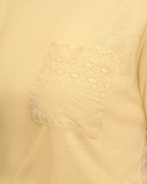 Camiseta manga corta con bolsillo en tejido#color_106-amarillo