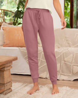 Pantalon tipo jogger con bolsillos funcionales y borde en rib#color_181-rosa