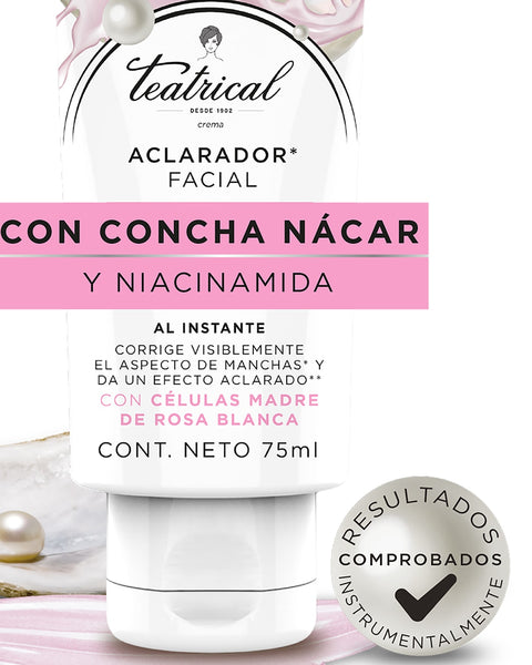 Teatrical Crema Aclarador Facial 75ml#color_001-nacar