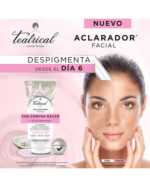 Teatrical Crema Aclarador Facial 75ml#color_001-nacar