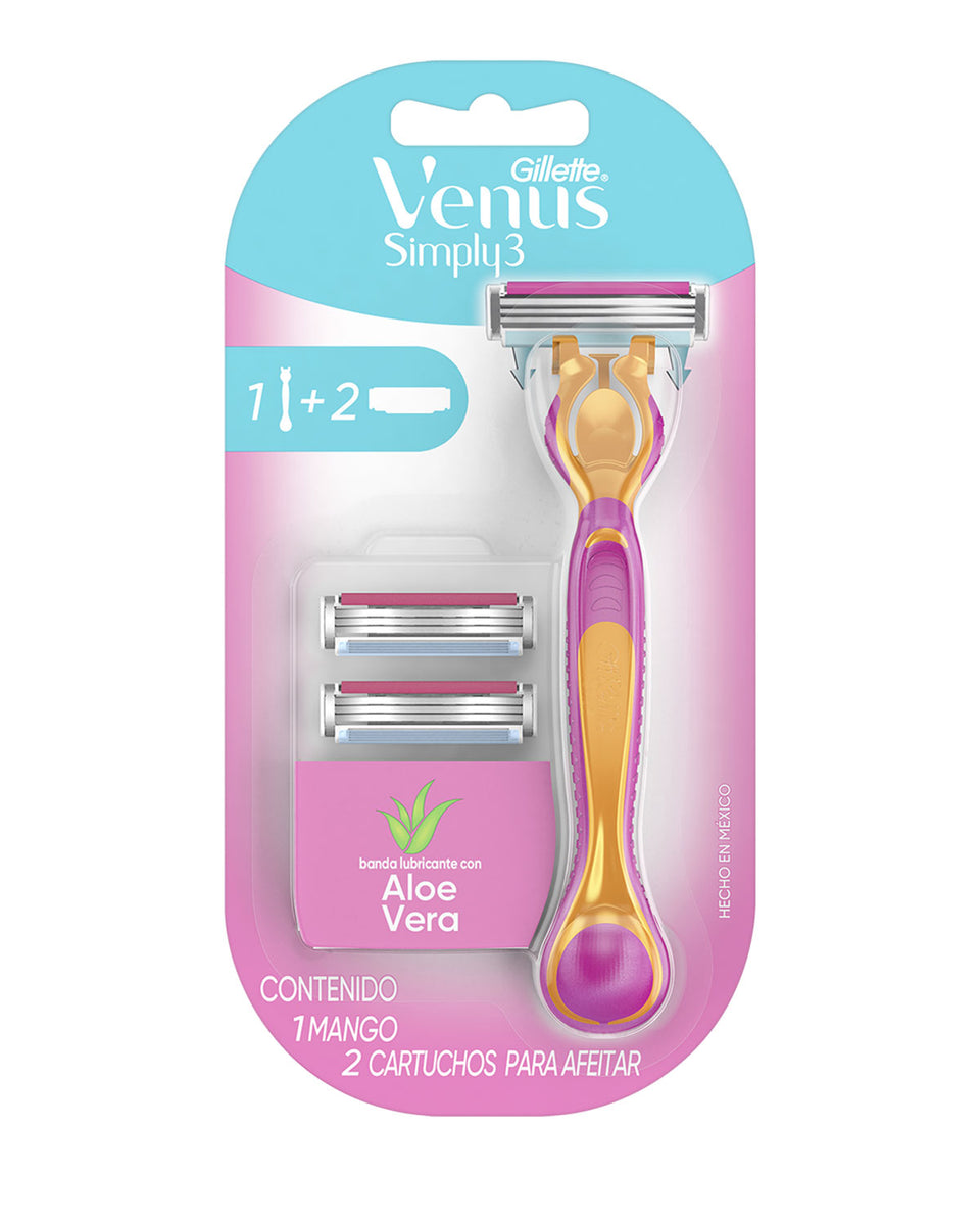 Afeitadora Femenina Recargable Simply Venus Hybrid 2UP