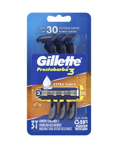 Afeitadora Gillette Prestobarba 3 x 3#color_200-prestobarba