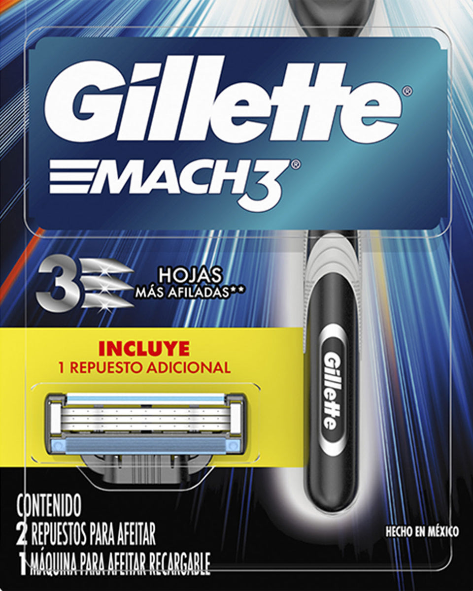 Gillette Mach3 Base Razor 2UP 557. 1