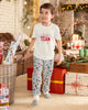 Camiseta de pijama con estampado localizado para niño#color_806-marfil