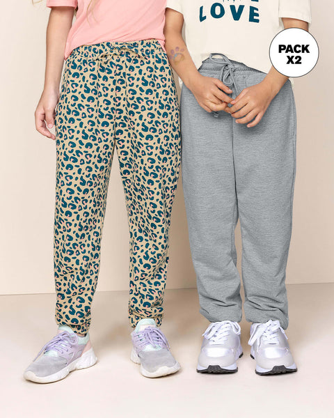 Paquete x 2 joggers para niño#color_982-estampado-gris