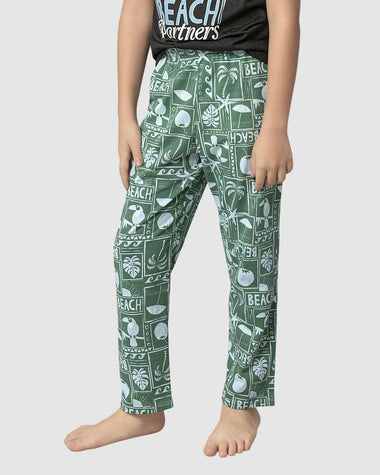 Pantalón de pijama infantil con estampado divertido#color_061-estampado