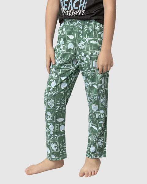 Pantalón de pijama infantil con estampado divertido#color_061-estampado