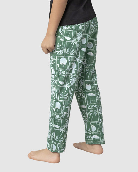 Pantalón de pijama infantil con estampado divertido#color_061-estampado