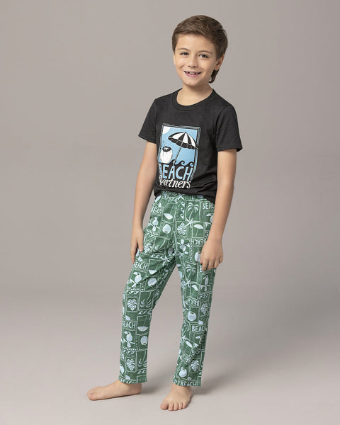 Pantalón de pijama infantil con estampado divertido#color_061-estampado