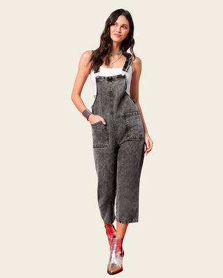 Enterizo largo tipo overall#color_071-gris