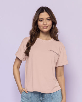 Camiseta básica manga corta con estampado#color_c28-rosado-claro