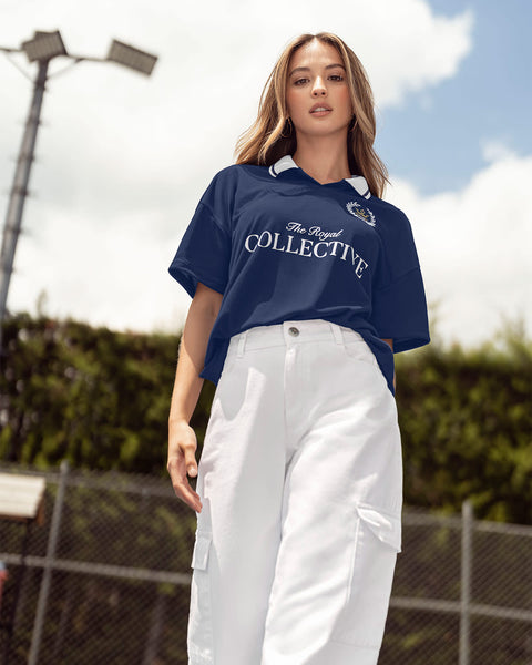 Camiseta oversized tipo polo#color_024-azul-oscuro