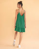 Vestido corto tiritas con escote en U#color_249-verde