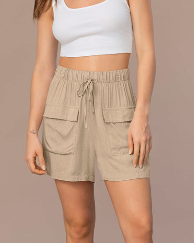 Shorts tipo cargo#color_084-arena-claro