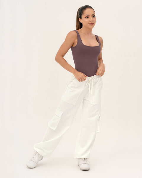 Pantalón exterior tipo jogger Leonisa by Silvy Araujo#color_018-marfil