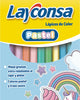 Lápiz colores pastel largos x 10 triangular layconsa#color_000-surtido-colores