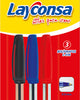 03 Bolígrafos L-036 Fine Azul/Negro/Rojo Blister#color_001-surtido