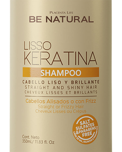 Lisso Keratina Champu Para Cabello Con Keratina Shampoo Be Natural