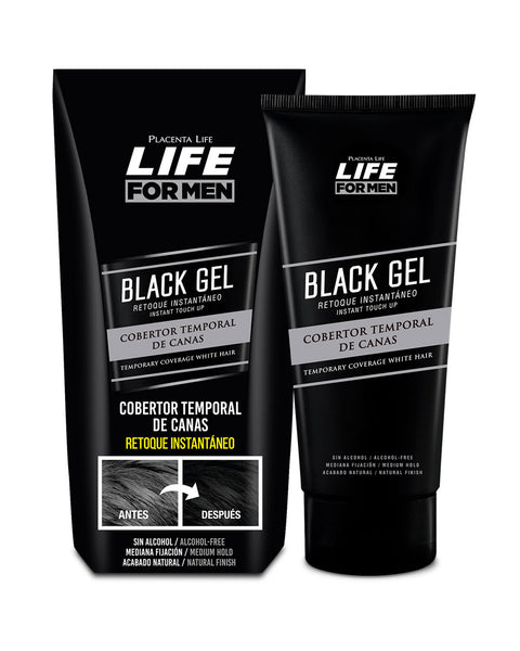 Black Gel Cobertor de Canas Life for Men 80ml#color_001-black-gel