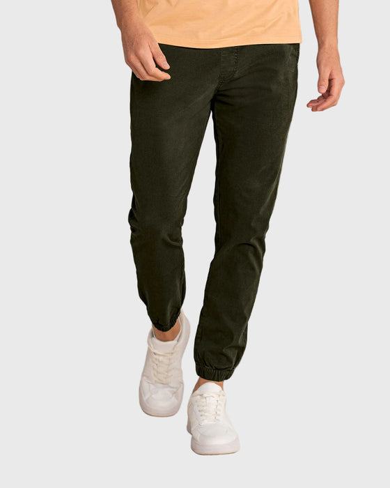 Jogger Londres pantalón de hombre#color_605-verde-militar