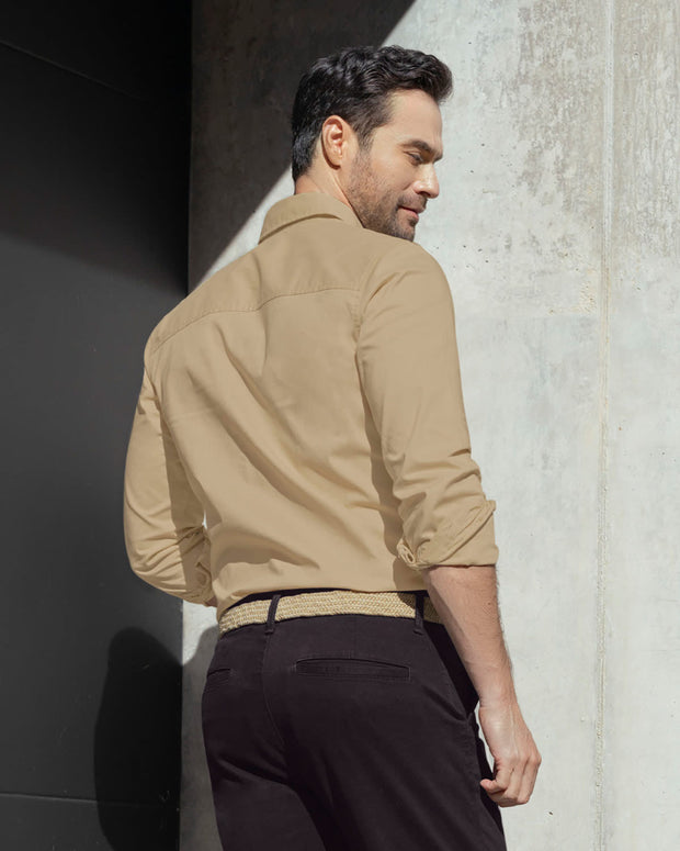 Camisa manga larga para hombre#color_084-arena