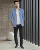 Camisa manga larga para hombre#color_196-azul