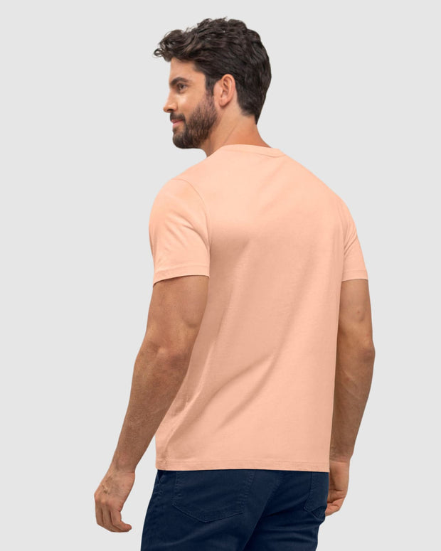 Camiseta manga corta con logo bordado en frente#color_301-rosado