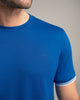 Camiseta cuello redondo manga corta#color_547-azul