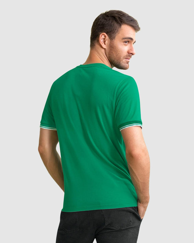 Camiseta cuello redondo manga corta#color_601-verde