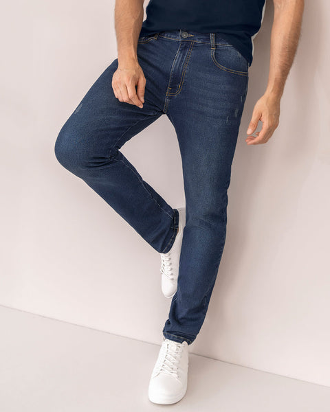 Jean silueta slim para hombre Leonisa Perú
