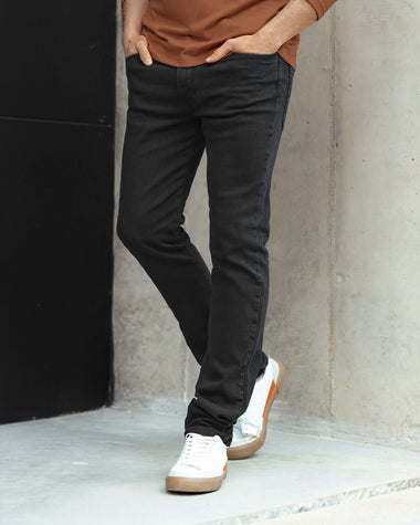 Jean silueta slim para hombre#color_700-negro