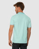 Camiseta tipo polo con elástico decorativo en mangas#color_517-azul