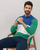Camiseta  manga  larga con franjas de color#color_249-bloques-verde