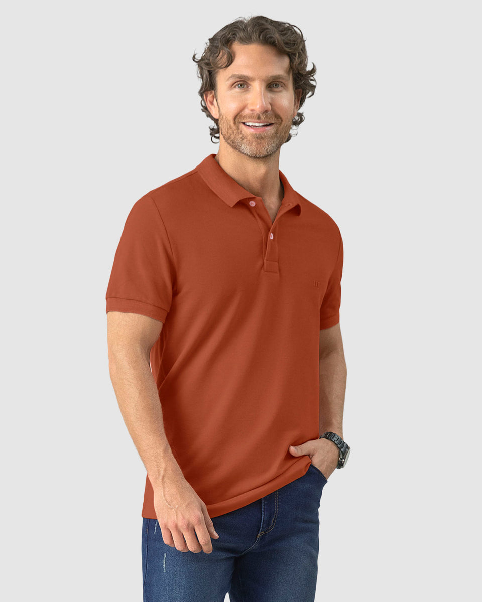 Camiseta tipo polo manga corta masculina