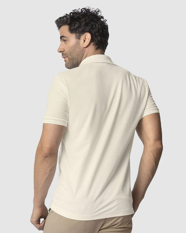 Camiseta tipo polo con estampado en relieve#color_018-marfil