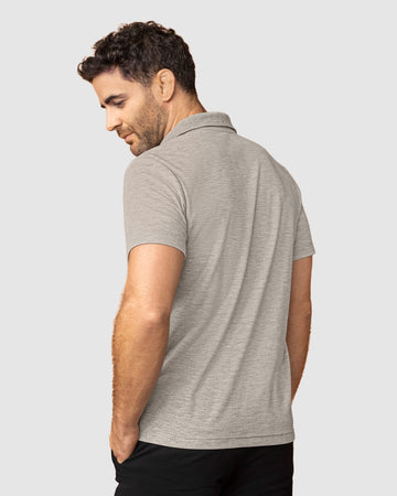 Camiseta tipo polo con cuello sport tejido#color_717-gris-jaspe
