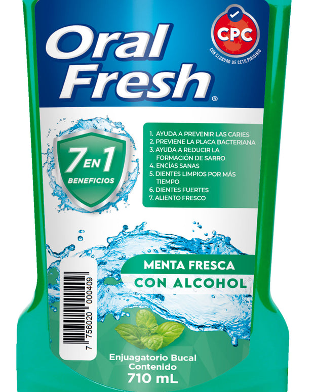 Oral Fresh Enjuague Bucal X 170 ml#color_002-menta-fresca