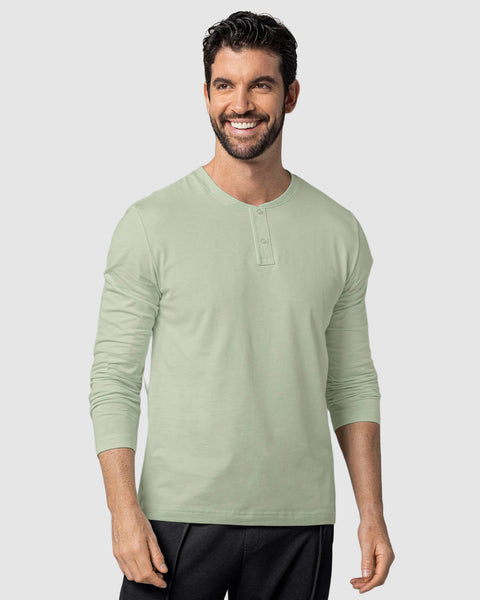 Camiseta manga larga básica#color_600-verde-claro-pastel