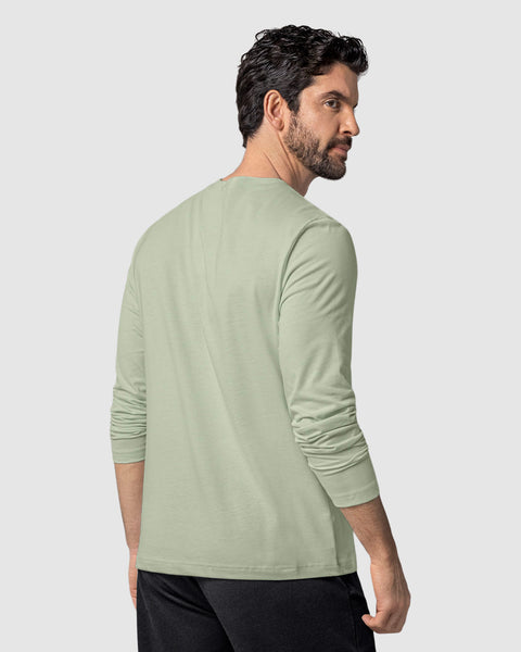 Camiseta manga larga básica#color_600-verde-claro-pastel