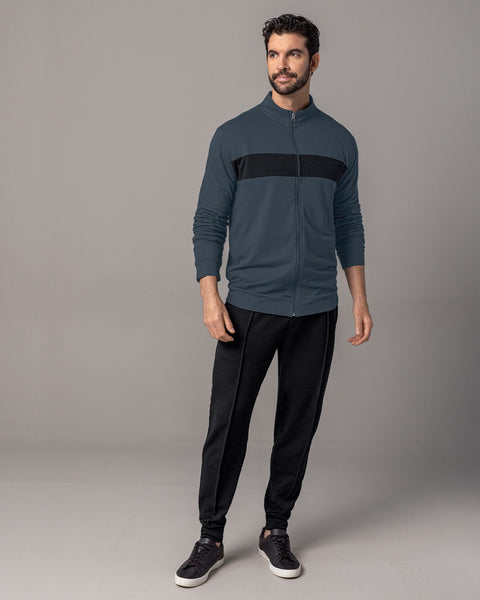 Jogger con cortes decorativos en frente#color_700-negro