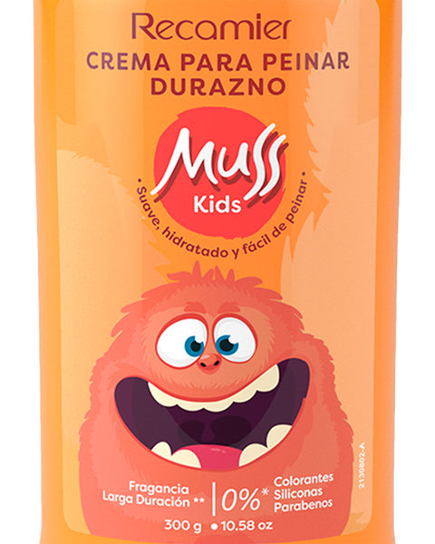 Crema de peinar Muss Kids Durazno x 300 gr#color_durazno