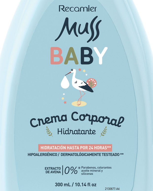 Crema corporal hidratante Muss Baby 300ml