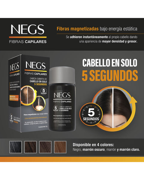 NEGS Fibras capilares#color_004-negro