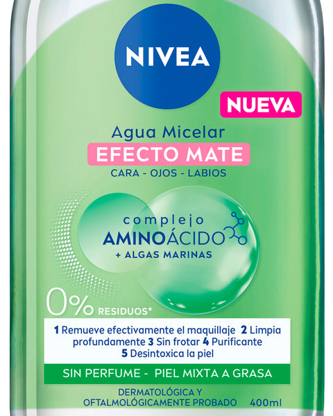 NIVEA Agua Micelar Efecto Mate 400ML#color_sin-color