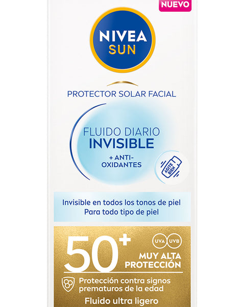 Protector Solar Fluido Diario Invisible FPS50+#color_100-invisible