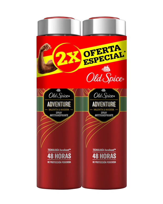Old Spice Pack: 2 Antitranspirantes Adventure 93gr#color_002-spray-adventure