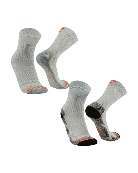 Medias de Trekking Deportivas Altura 2-Pack#color_711-gris-cafe