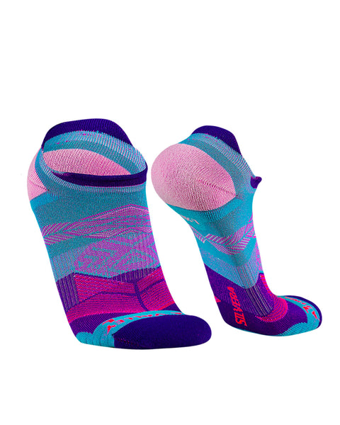 Medias Deportivas Taloneras 2 Pack Inka Valley#color_556-rosa-azul