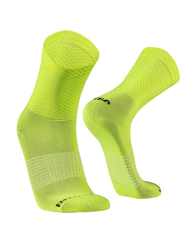 Medias de Deportivas de Compresión para Ciclismo y Running Caña Media | Triatlón#color_106-neon